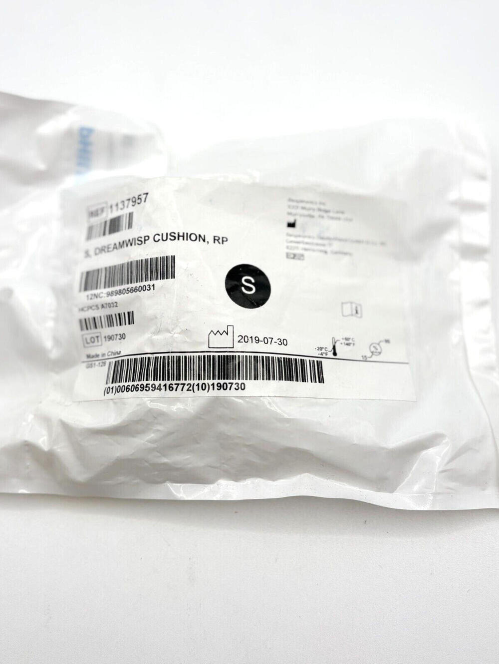 NIP Philips Respironics DreamWisp Nasal Cushion Small 1137957
